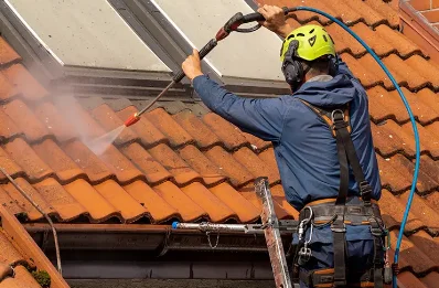 Démoussage et hydrofuge de toiture à Gajoubert